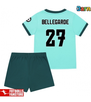 Wolves Jean-Ricner Bellegarde #27 Bortatröja Barn 2025-26 Kortärmad (+ Korta byxor)